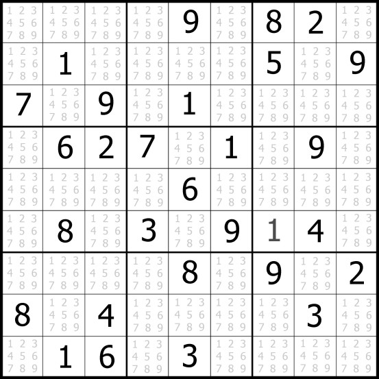 free easy, printable sudoku puzzle 6